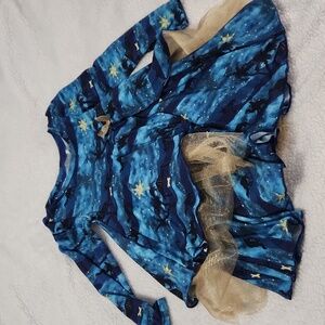 Tiny Roots bamboo Christmas twirl dress 3t